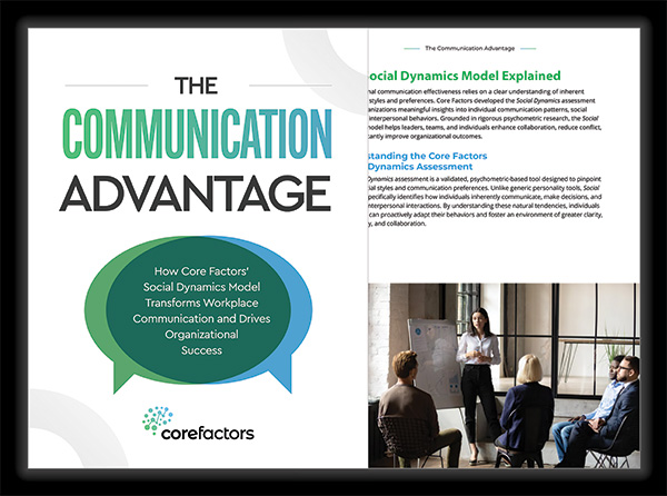 The Communication Advantage › Core Factors The Communication Advantage